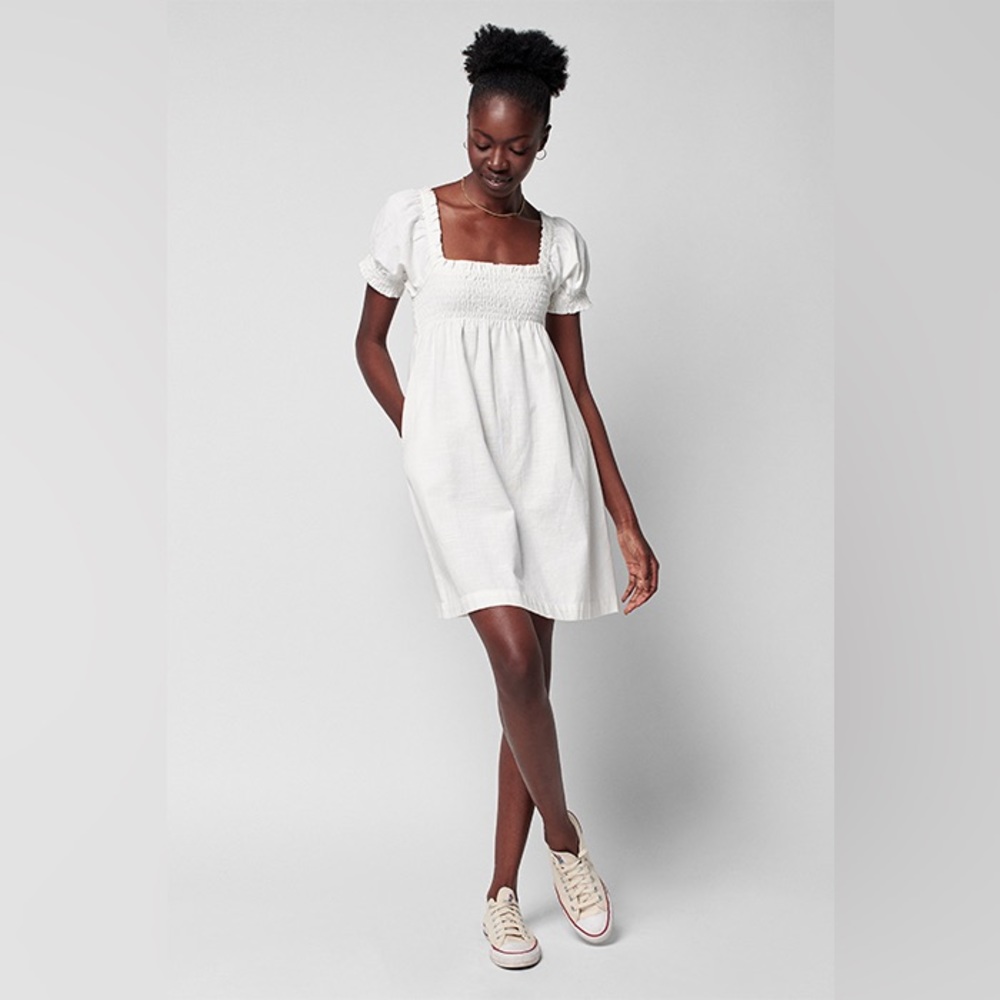 NWT FAHERTY Dress Roma Egret XS — Never Worn